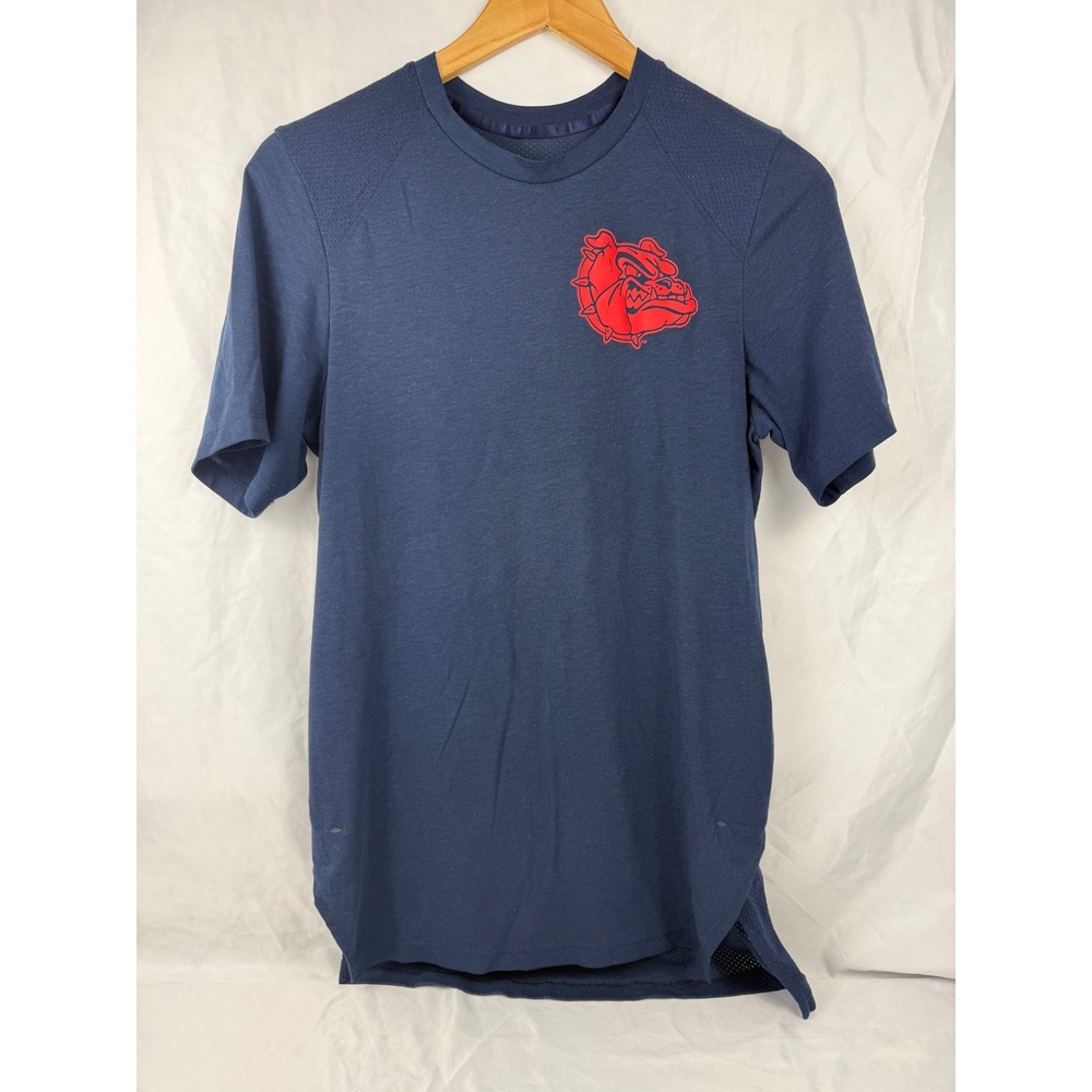 Nike Gonzaga Bulldogs United We Zag Navy Blue Mesh Back T-Shirt Mens Small